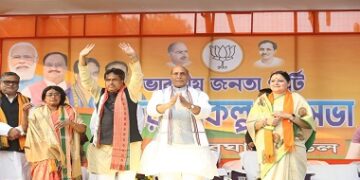 Liberation from the curse of extremism, the welfare of the people has been made possible by BJP, Rajnath Singh claimed
