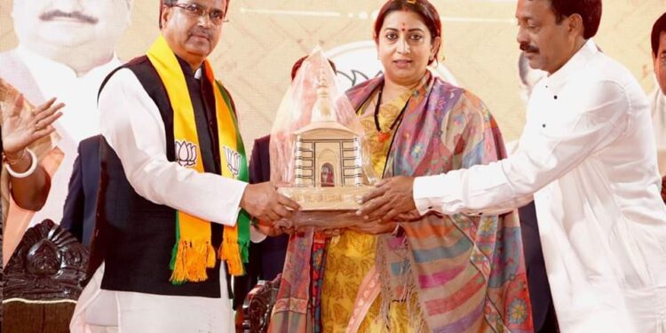 Democracy will win in the upcoming assembly elections: Smriti Irani