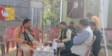 BJP leaders fly to meet Tipra Motha nominated candidate