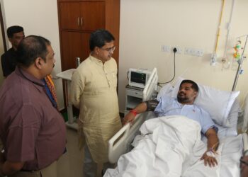 All the cabinet ministers went to visit Sushanta Choudhury