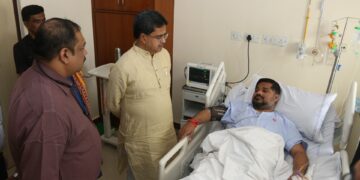 All the cabinet ministers went to visit Sushanta Choudhury