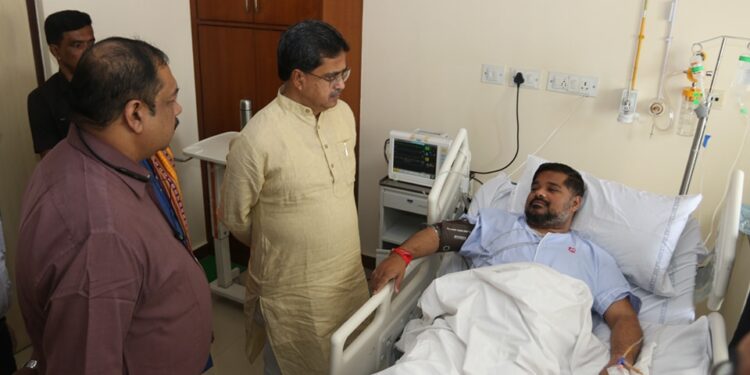 All the cabinet ministers went to visit Sushanta Choudhury