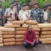 350 kg of ganja seized