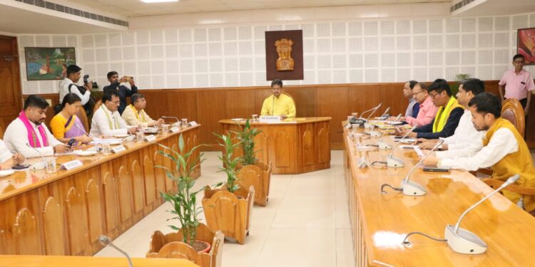 Chief Minister Dr. Manik Saha chaired first cabinet after formation of BJP govt in Tripura
