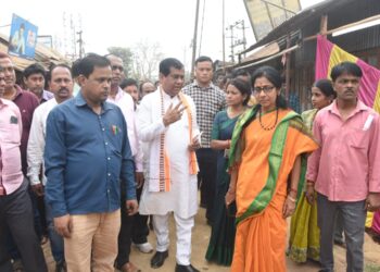 Mayor of Municipal Corporation inspected the construction of open gym