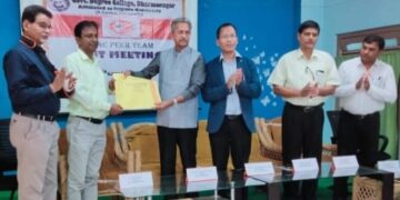 NAAC Peer Team Visit­ed Dharmanagar GDC.​ ​ ​ ​