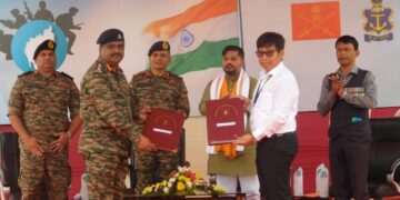 INDIAN ARMY SIGNS MEMORANDUM OF AGREEMENT WITH AGARTALA GOVT MEDICAL COLLEGE & GBP HOSPITAL