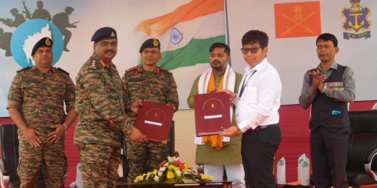 INDIAN ARMY SIGNS MEMORANDUM OF AGREEMENT WITH AGARTALA GOVT MEDICAL COLLEGE & GBP HOSPITAL