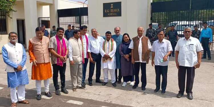 MP panel meets Tripura Governor: Poll violence