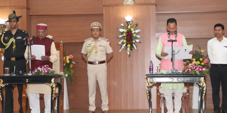 Protem Speaker took oath