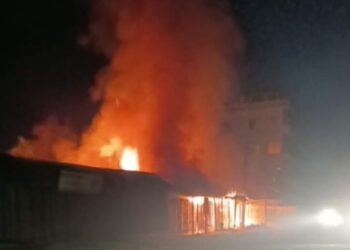 Devastating Fire Incident Destroyed 10 Shops. 