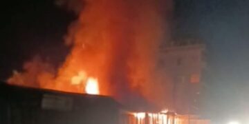 Devastating Fire Inc­ident Destroyed 10 Shops.​ ​ ​ ​ ​ ​