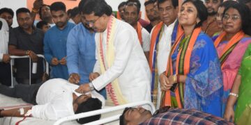 Yuva Morcha organizes blood donation camp