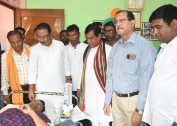 Blood donation camp held in Natun  Nagar