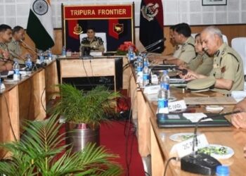 ADG BSF REVIEWED THE OPERATIONAL PREPAREDNESS OF TRIPURA FRONTIER.