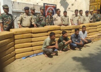 Illegal cannabis seized worth more than crores: Arrested 4