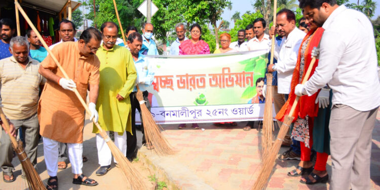 Swachh Bharat and tree plantation as part of Social Justice Week programme