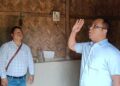 The opposition leader visited the areas affected by natural disasters