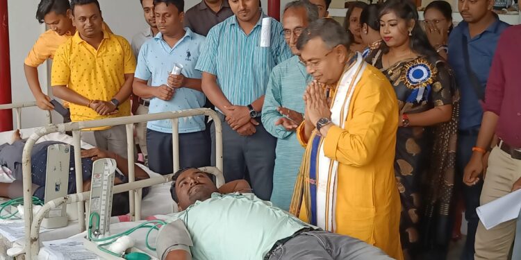 TET Passed Newly Appointed Teachers organizes blood donation camp