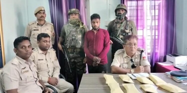 A drug trafficker arrested