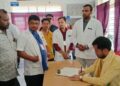The minister visited the health center
