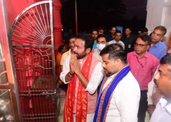 Union Tourism Minister came on a two-day visit to Tripura