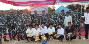 71 BN CRPF ORGANIZED VOLLEY BALL TOURNAM­ENT.