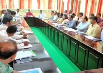 Minister Sudhanshu Das chaired a review meeting
