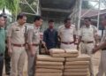 Cannabis seized during smuggling in the state