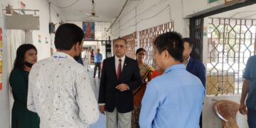 CJ Goud visits Juvenile Home