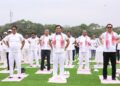 Thousands participate in the Yoga Mahotsav in Dibrugarh; practices Common Yoga Protocol (CYP)