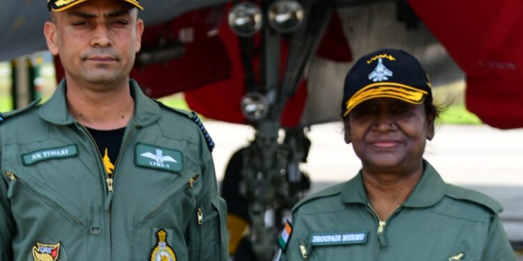 PRESIDENT OF INDIA TAKES A HISTORIC SORTIE IN A SUKHOI 30 MKI FIGHTER AIRCRAFT