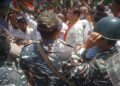 Congress protests in Agartala against disqualification of Rahul Gandhi