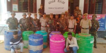 ASSAM RIFLES SEIZED 800 KGS MARIJUANA (GANJA) WORTH RS 2.4 CRORES IN HEZAMARA, TRIPURA