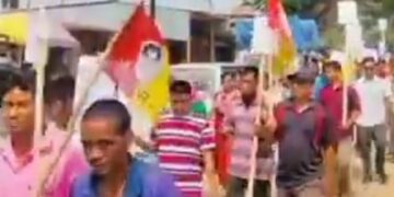 Tipra Motha Conducted Protest Rally At Tuidu & Chechua.​