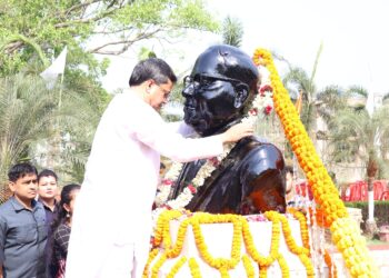 The Chief Minister laid the foundation stone of the statue of Dr. BR Ambedkar