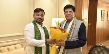 Minister Sushanta Chowdhury met with Union Minister Pijush Goyal