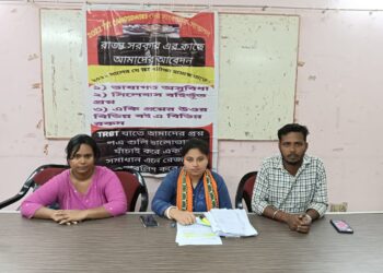 TET students go for protest