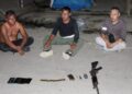 ARMY APPREHENDS THREE MISCREANTS WITH ARMS AND AMMUNITION AT NEW CHECKON, MANIPUR