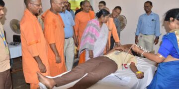 Union Minister of State  calls for blood donation