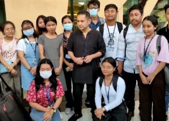 Second batch of students of Tripura studying in violence hit Manipur returned