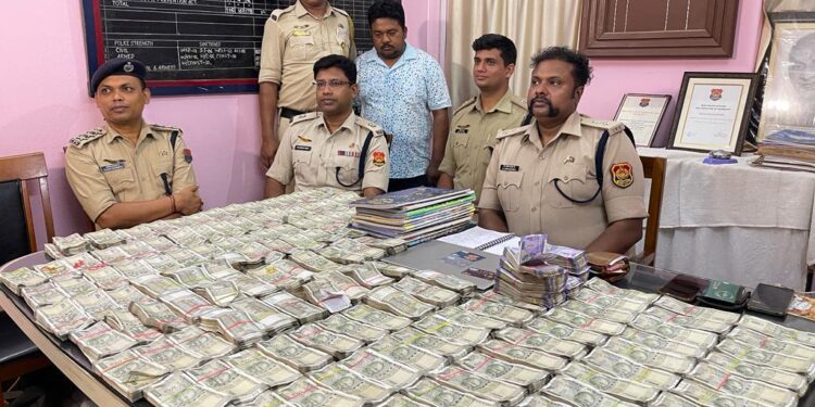 Police recovered around Rs One crore