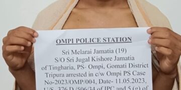 Amidst 9 Rapists Police Arrested 1 Only, 8 absconding.       
