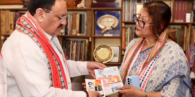 JP Nadda participated in the program “Relationship Se Support”.