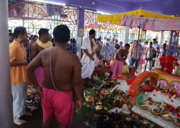 A weeklong Kharchi Puja begins