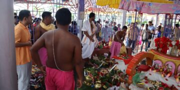 A weeklong Kharchi Puja begins