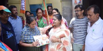 BJP campaigns with report card