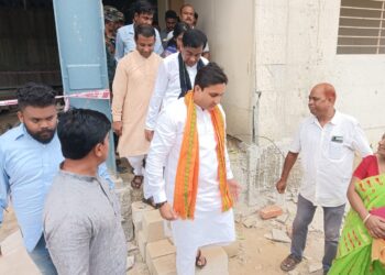 Mayor and BJP state secretary inspected the work of the light house