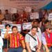 Roman Script for Kokborok Choba’ are demonstrating a sitting protest in Agartala.