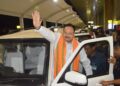 JP Nadda arriving Agartala.